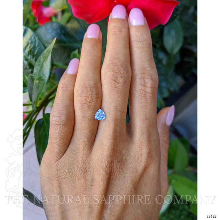 1.01 Ct. Blue Sapphire from Ceylon (Sri Lanka)