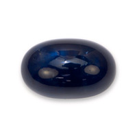 20.90 Ct. Blue Cabochon Sapphire from Ceylon (Sri Lanka) Video