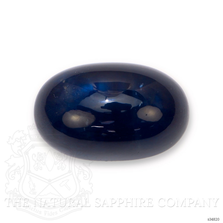 20.90 Ct. Blue Cabochon Sapphire from Ceylon (Sri Lanka)