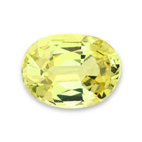 0.82 Ct. Greenish Yellow Sapphire from Ceylon (Sri Lanka) Video