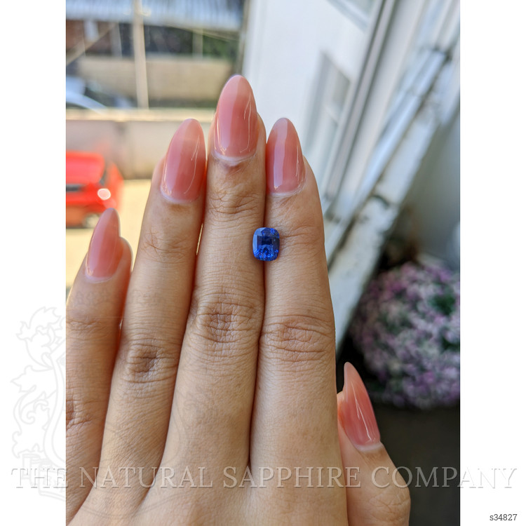 2.05 Ct. Blue Sapphire from Ceylon (Sri Lanka)