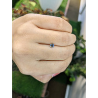 0.54 Ct. Bi Color Sapphire from Ceylon (Sri Lanka) Life Style