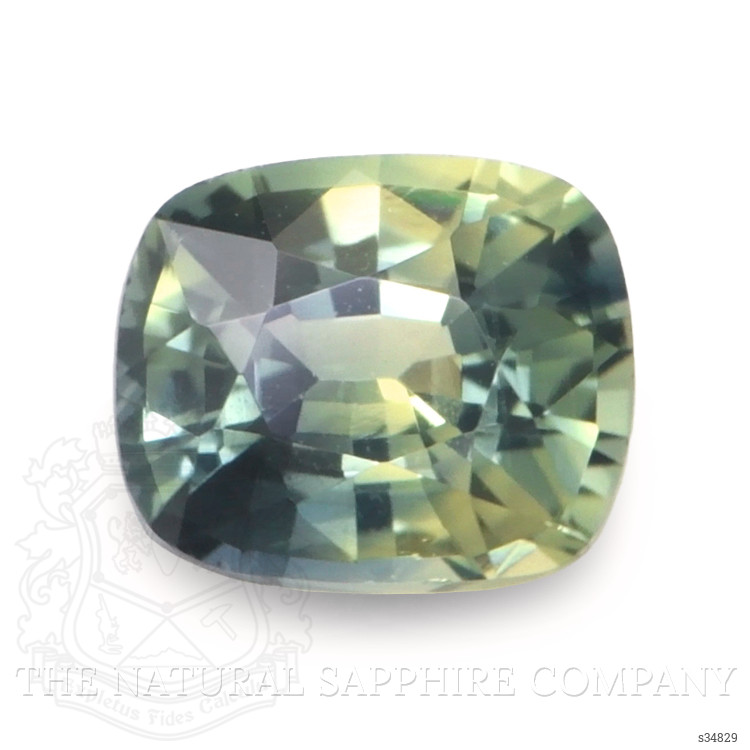0.57 Ct. Yellowish Green Sapphire from Ceylon (Sri Lanka)