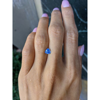 1.03 Ct. Blue Sapphire from Ceylon (Sri Lanka) Life Style