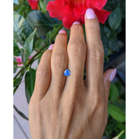 1.03 Ct. Blue Sapphire from Ceylon (Sri Lanka) Life Style