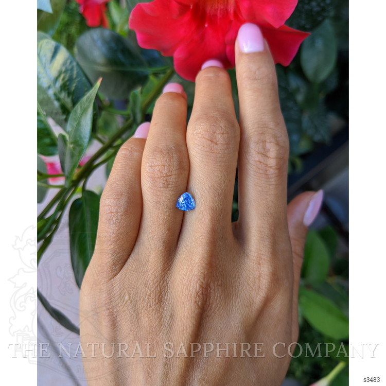1.03 Ct. Blue Sapphire from Ceylon (Sri Lanka)