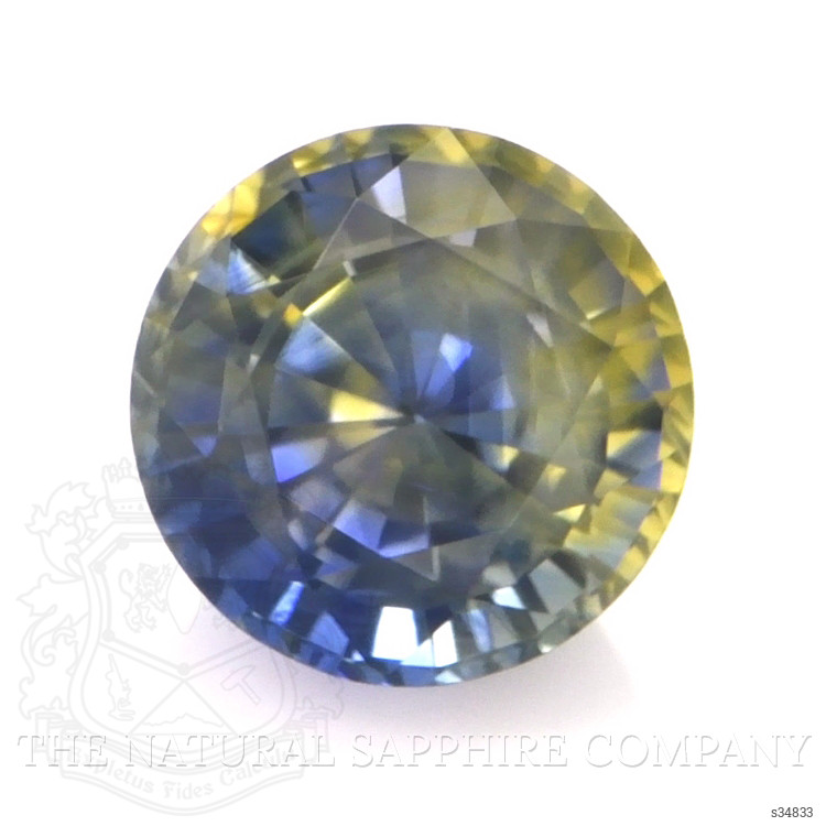 0.46 Ct. Bi Color Sapphire from Ceylon (Sri Lanka)