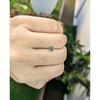 0.46 Ct. Bi Color Sapphire from Ceylon (Sri Lanka) Life Style