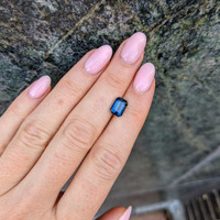 2.57 Ct. Blue Sapphire from Ceylon (Sri Lanka) Life Style