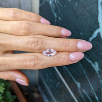 3.17 Ct. Padparadscha Sapphire from Madagascar Life Style