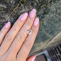 3.57 Ct. Padparadscha Sapphire from Madagascar Life Style