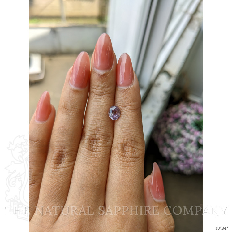 1.60 Ct. Pinkish Purple Sapphire from Ceylon (Sri Lanka)