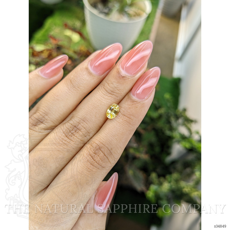 1.16 Ct. Yellow Sapphire from Ceylon (Sri Lanka)