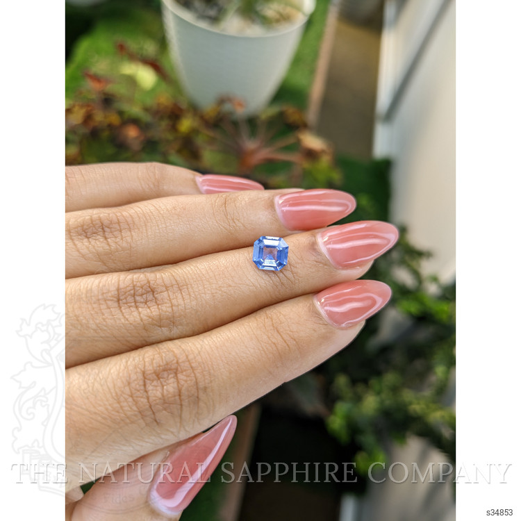1.33 Ct. Blue Sapphire from Ceylon (Sri Lanka)