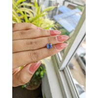 1.33 Ct. Blue Sapphire from Ceylon (Sri Lanka) Life Style