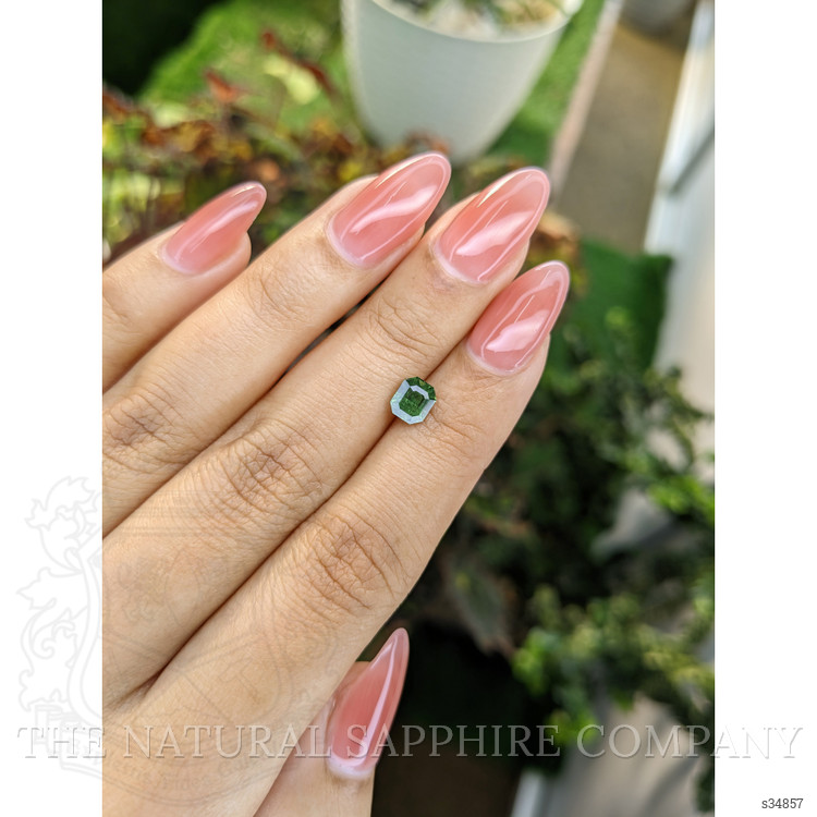 1.13 Ct. Green Sapphire from Madagascar