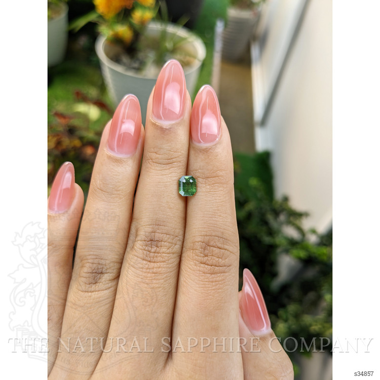 1.13 Ct. Green Sapphire from Madagascar