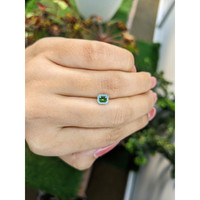 1.13 Ct. Green Sapphire from Madagascar Life Style