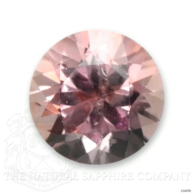 0.20 Ct. Peach Sapphire from Montana
