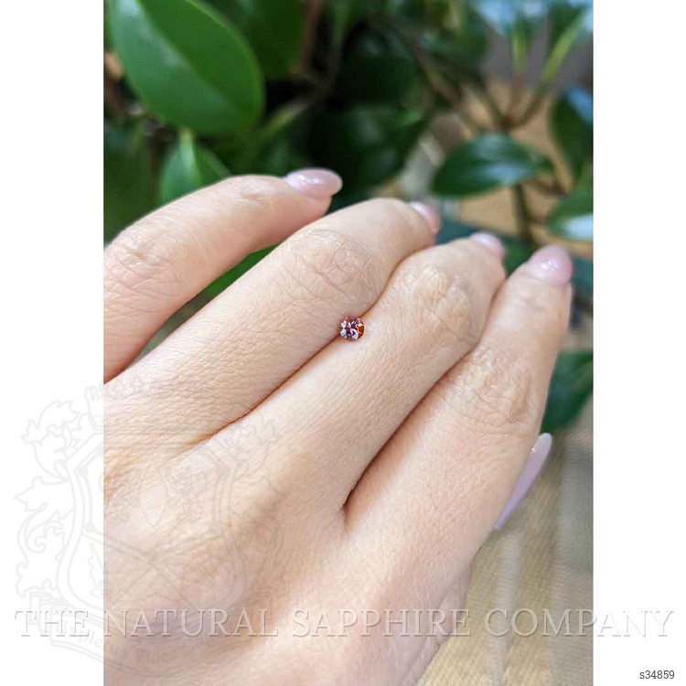 0.21 Ct. Bi Color Sapphire from Montana