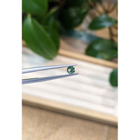 0.26 Ct. Yellowish Green Sapphire from Montana Life Style