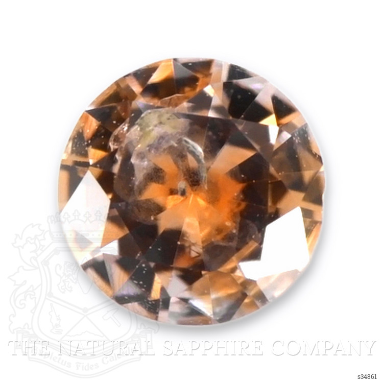 0.26 Ct. Yellowish Orange Sapphire from Montana