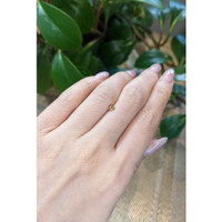 0.26 Ct. Yellowish Orange Sapphire from Montana Life Style