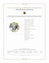 0.26 Ct. Bi Color Sapphire from Montana Scan Report