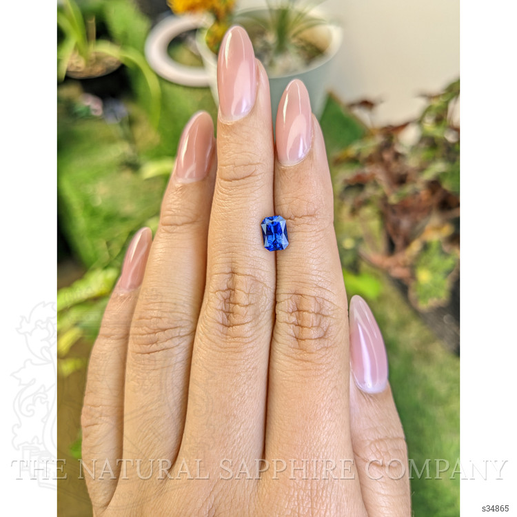 1.32 Ct. Blue Sapphire from Ceylon (Sri Lanka)