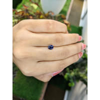 1.29 Ct. Blue Sapphire from Ceylon (Sri Lanka) Life Style