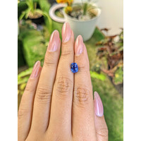 2.34 Ct. Blue Sapphire from Ceylon (Sri Lanka) Life Style