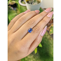 2.34 Ct. Blue Sapphire from Ceylon (Sri Lanka) Life Style