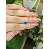 1.40 Ct. Blue Sapphire from Ceylon (Sri Lanka) Life Style