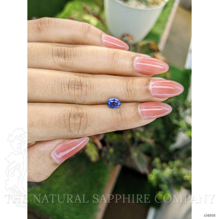 1.40 Ct. Blue Sapphire from Ceylon (Sri Lanka)