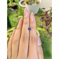 1.23 Ct. Blue Sapphire from Ceylon (Sri Lanka) Life Style