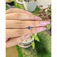 1.23 Ct. Blue Sapphire from Ceylon (Sri Lanka) Life Style