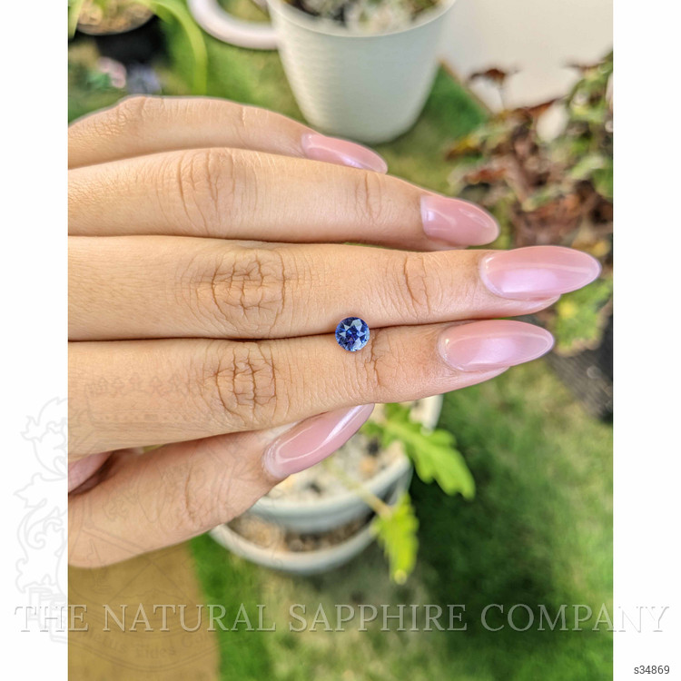 1.23 Ct. Blue Sapphire from Ceylon (Sri Lanka)