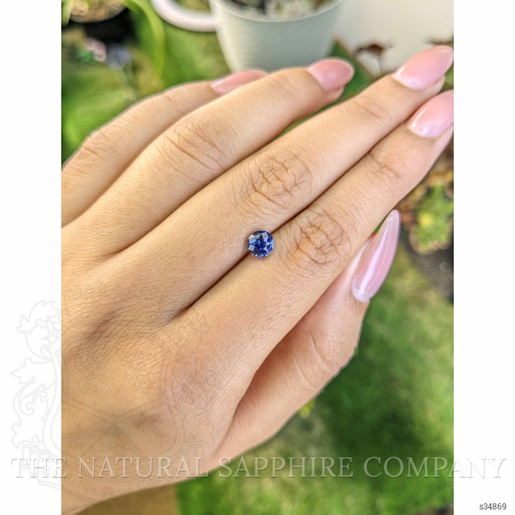 1.23 Ct. Blue Sapphire from Ceylon (Sri Lanka)