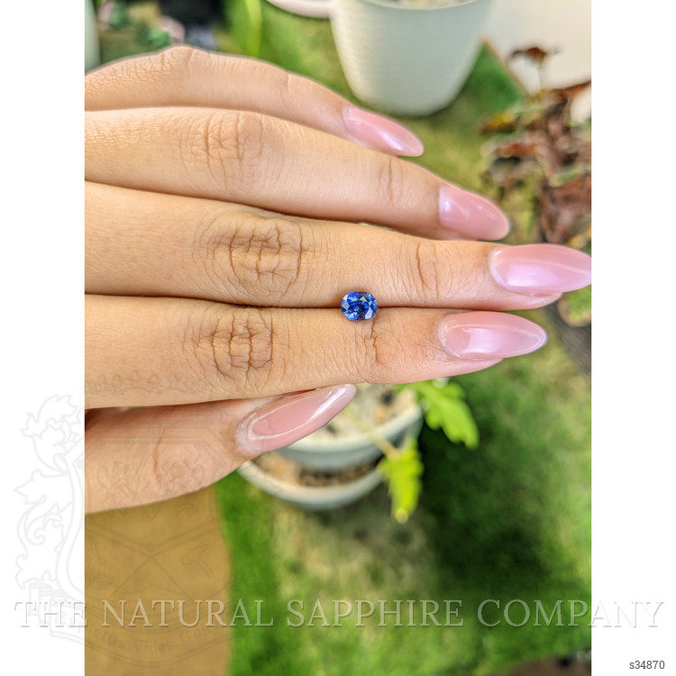 1.20 Ct. Blue Sapphire from Ceylon (Sri Lanka)