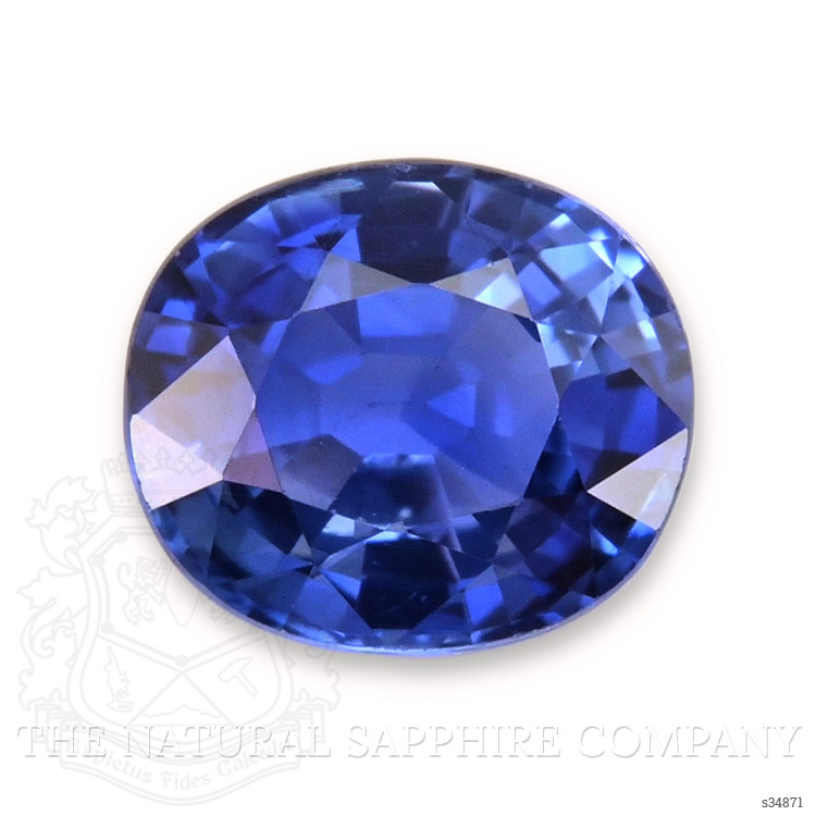 0.73 Ct. Blue Sapphire from Ceylon (Sri Lanka)