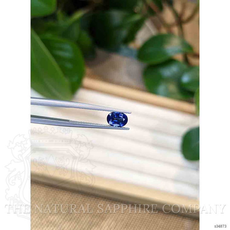1.38 Ct. Blue Sapphire from Ceylon (Sri Lanka)