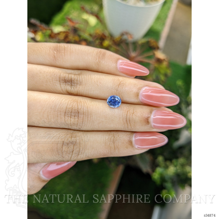 1.61 Ct. Blue Sapphire from Ceylon (Sri Lanka)