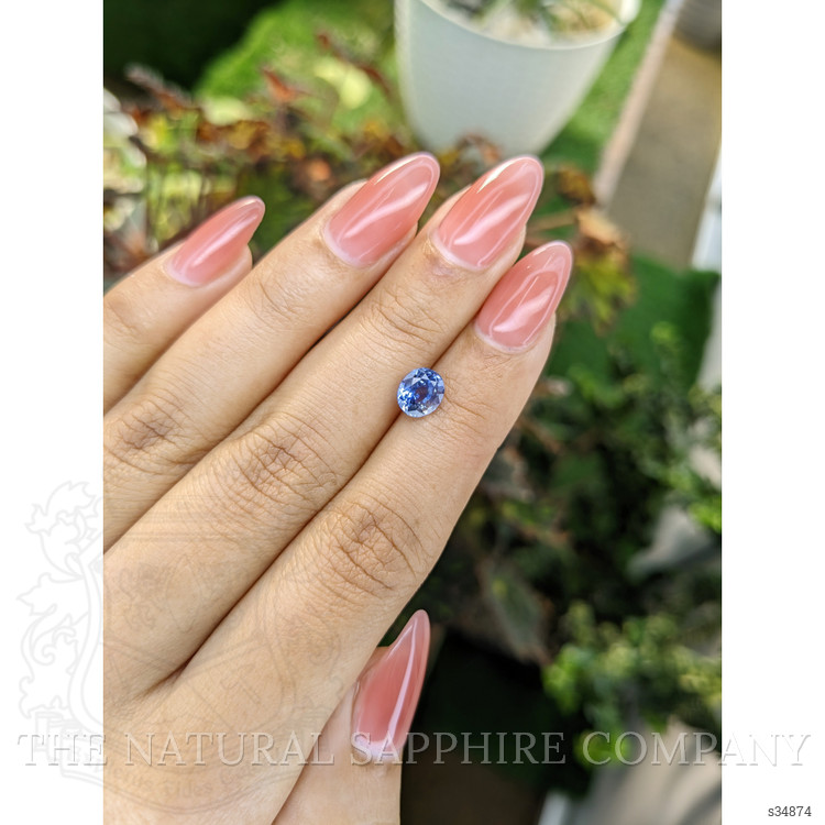 1.61 Ct. Blue Sapphire from Ceylon (Sri Lanka)