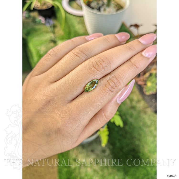 2.20 Ct. Yellowish Green Sapphire from Madagascar