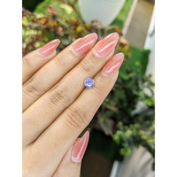 1.01 Ct. Violet Sapphire from Ceylon (Sri Lanka) Life Style