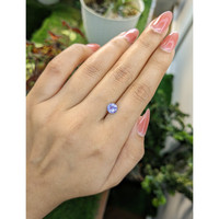 1.01 Ct. Violet Sapphire from Ceylon (Sri Lanka) Life Style