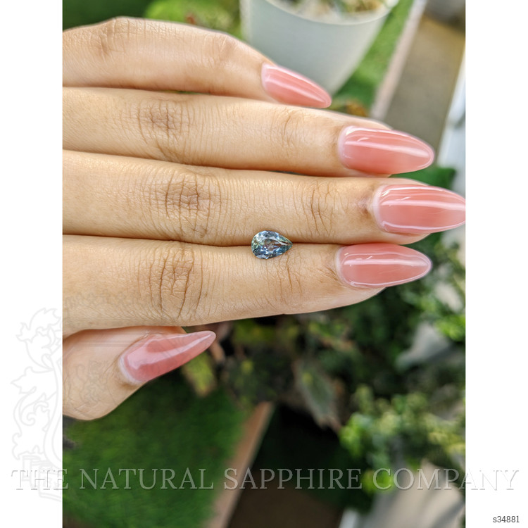 1.08 Ct. Bluish Green Sapphire from Madagascar