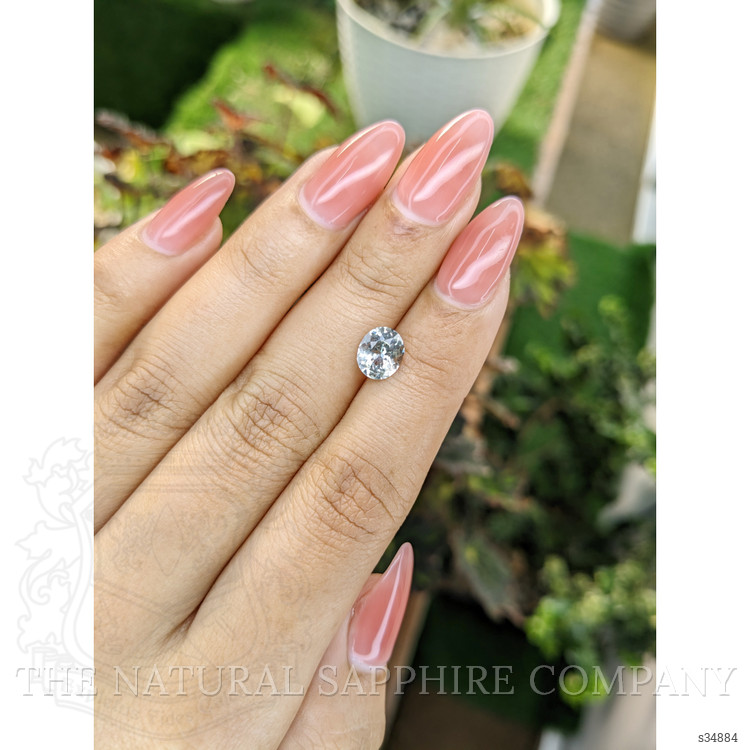 1.34 Ct. Grey Sapphire from Madagascar