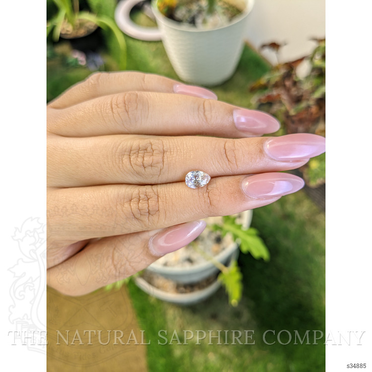 1.27 Ct. Peach Sapphire from Ceylon (Sri Lanka)