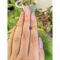 0.81 Ct. Blue Sapphire from Ceylon (Sri Lanka) Life Style